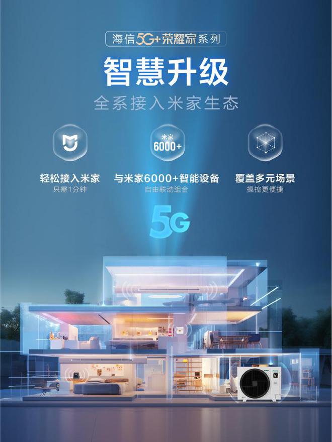 耀家覆盖多元场景 让智能生活触手可及AG真人百家乐海信中央空调5G+荣(图1)