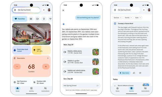 、门铃内置能理解自然语言的Gemini AIAG真人游戏平台谷歌推出Nest智能